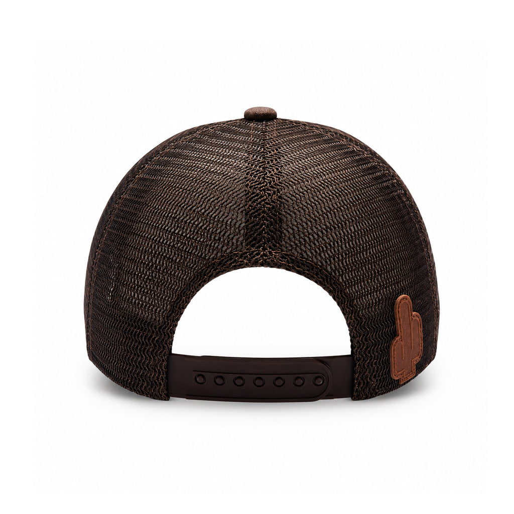 Gorra Knite Ranch Rodeo Marron Hombre Malla Transpirable