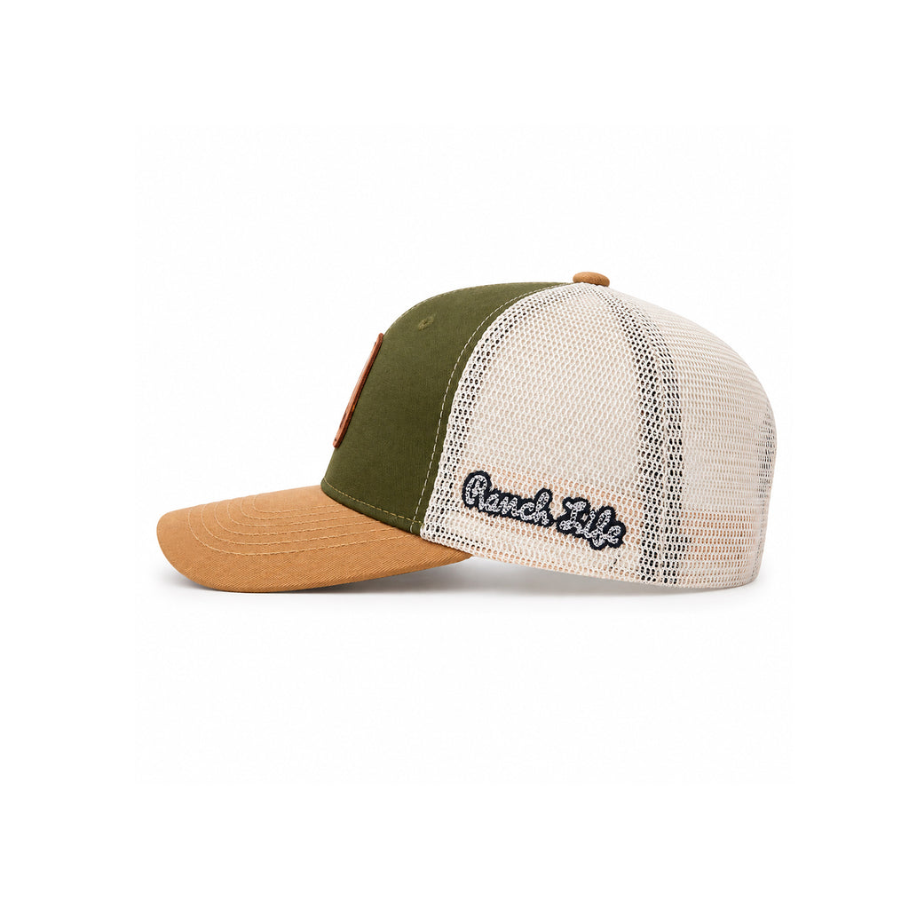 Gorra Knite Ranch Rodeo Marron Hombre Malla Transpirable