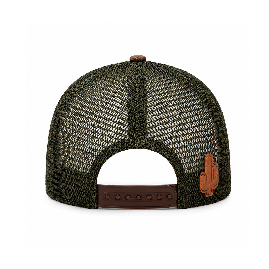 Gorra Knite Ranch Rodeo Marron Hombre Malla Transpirable