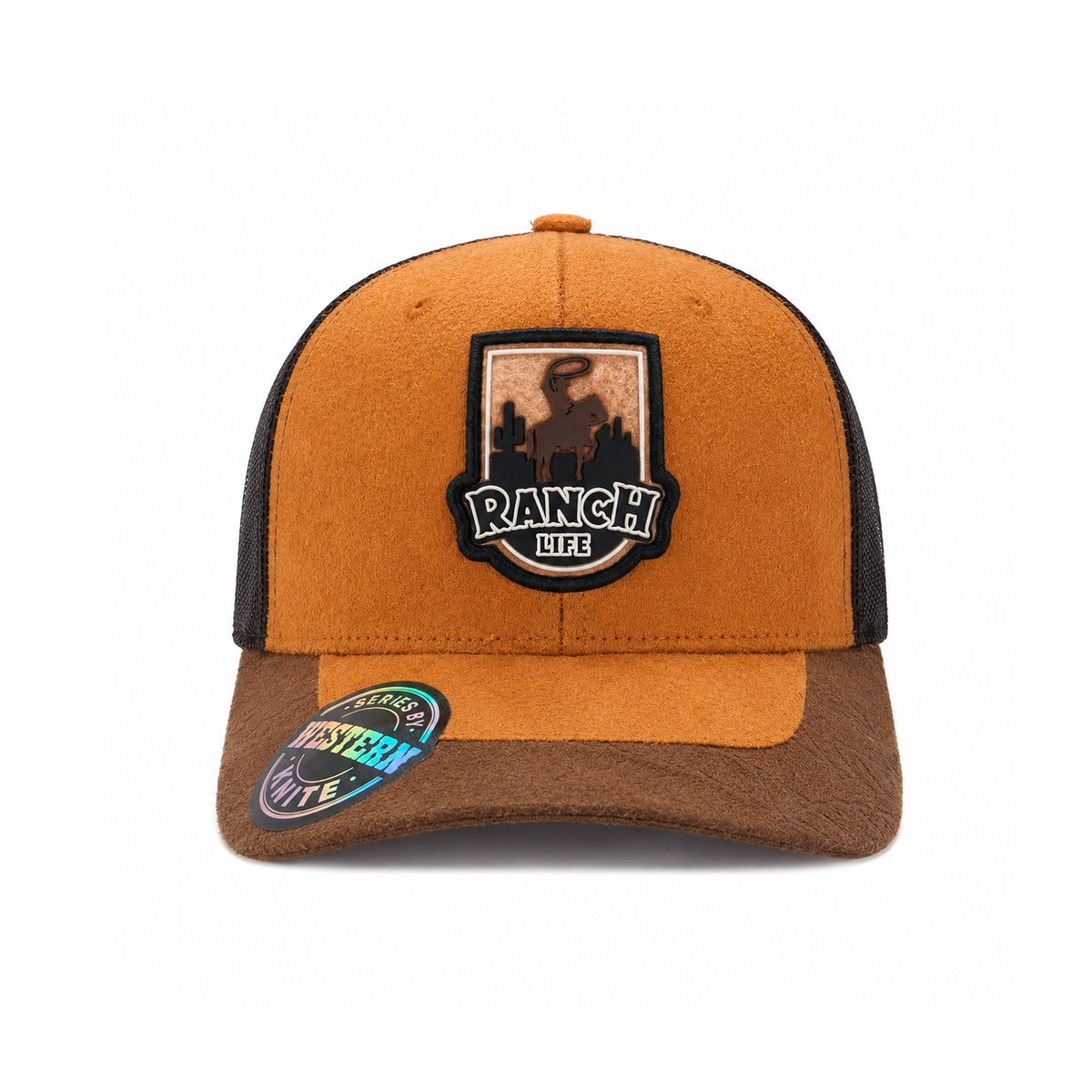 Gorra Knite Ranch Rodeo Negro Hombre Malla Transpirable