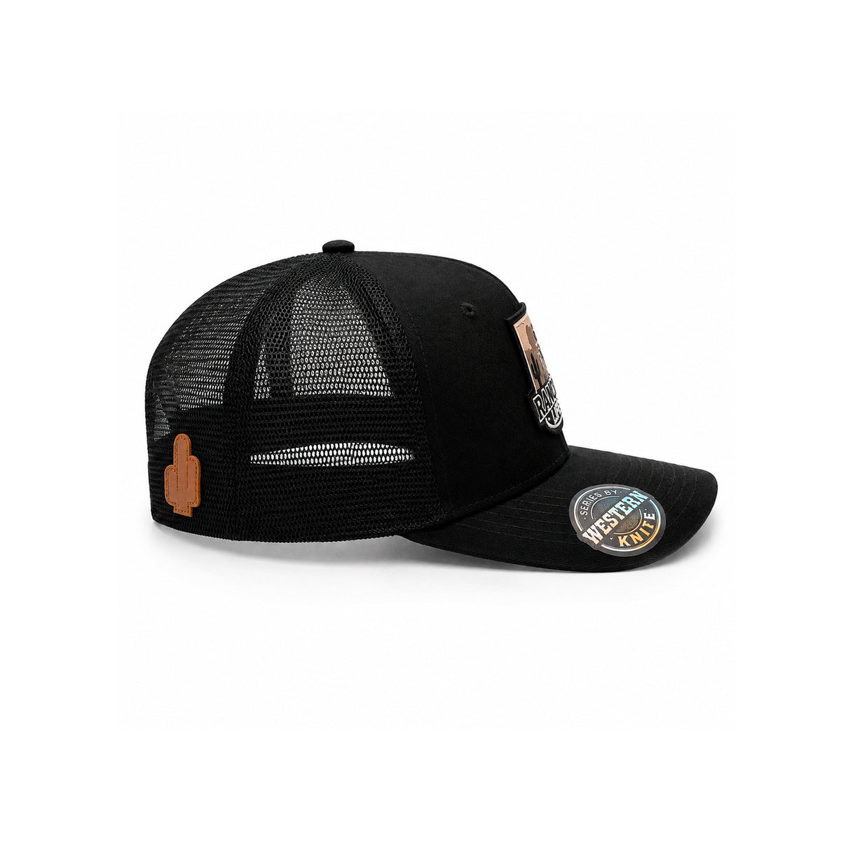 Gorra Knite Ranch Rodeo Negro Hombre Malla Transpirable