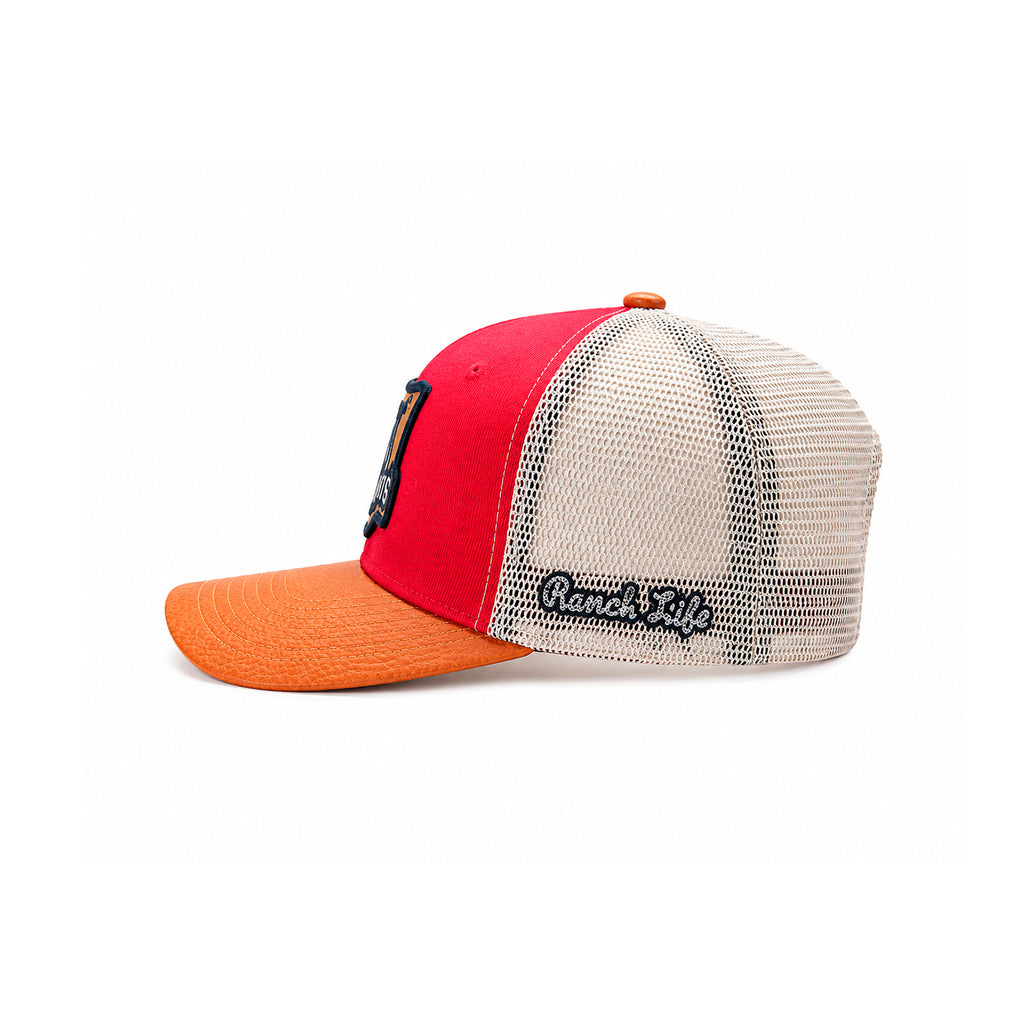 Gorra Knite Ranch Rodeo Negro Hombre Malla Transpirable