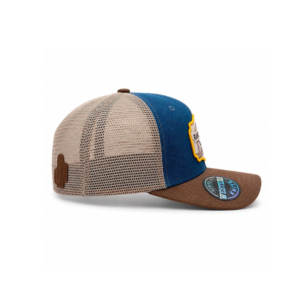 Gorra Rider Ranch Amarillo Knite para Hombre Trucker Malla