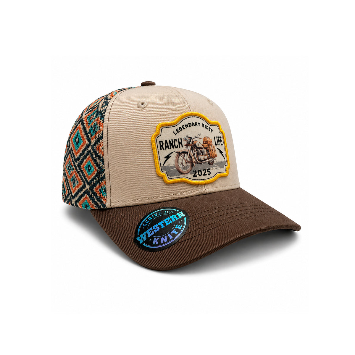 Gorra Rider Ranch Amarillo Knite para Hombre Trucker Malla