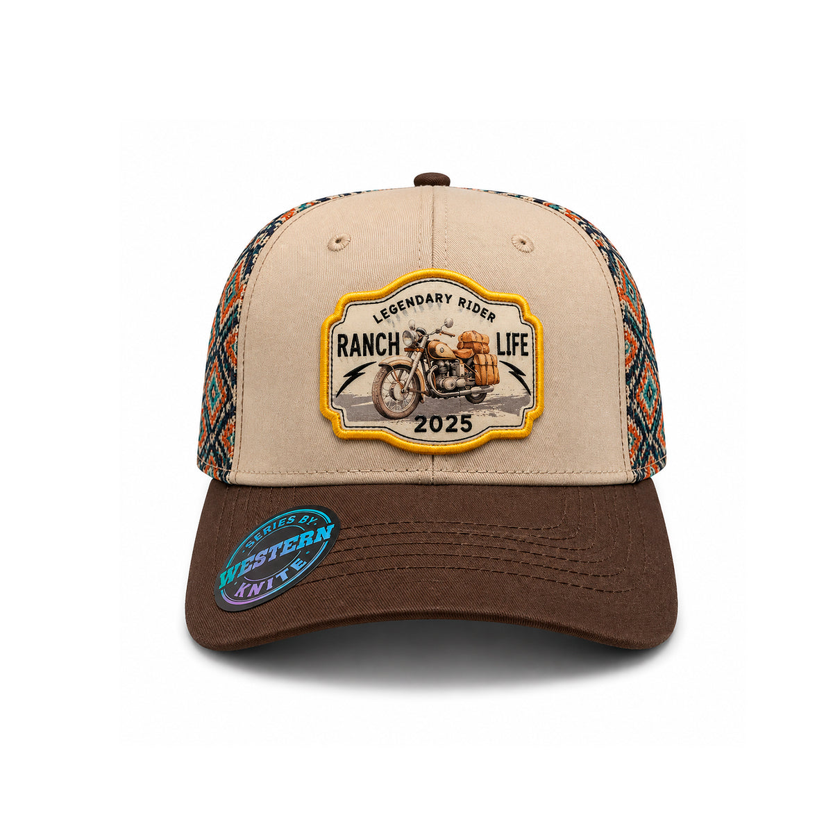 Gorra Rider Ranch Amarillo Knite para Hombre Trucker Malla
