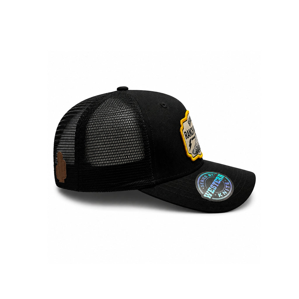 Gorra Rider Ranch Amarillo Knite para Hombre Trucker Malla