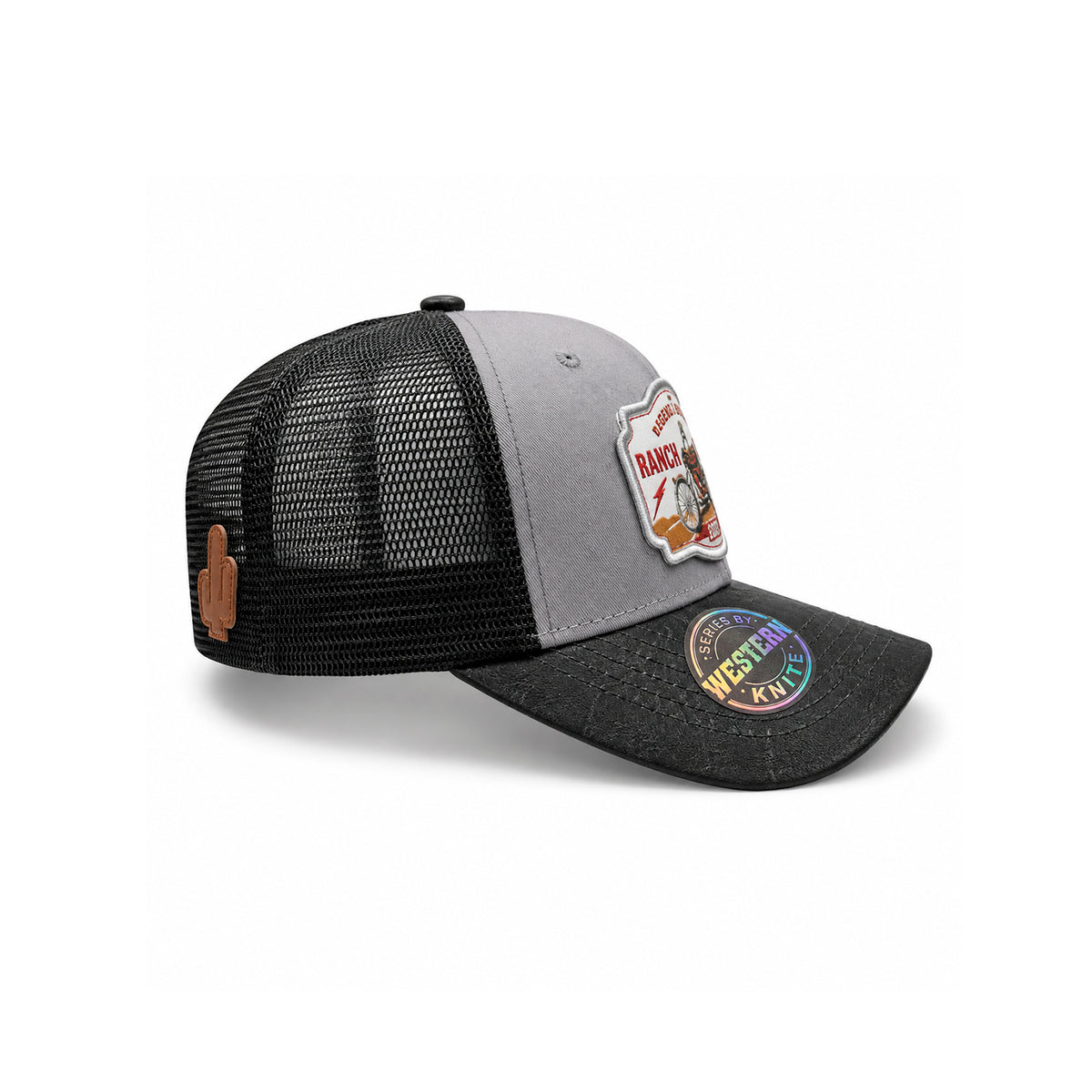 Gorra Rider Ranch Gris Knite para Hombre Trucker Malla