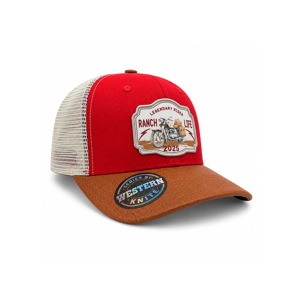 Gorra Rider Ranch Gris Knite para Hombre Trucker Malla
