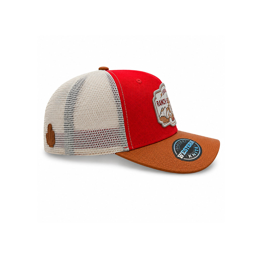 Gorra Rider Ranch Gris Knite para Hombre Trucker Malla
