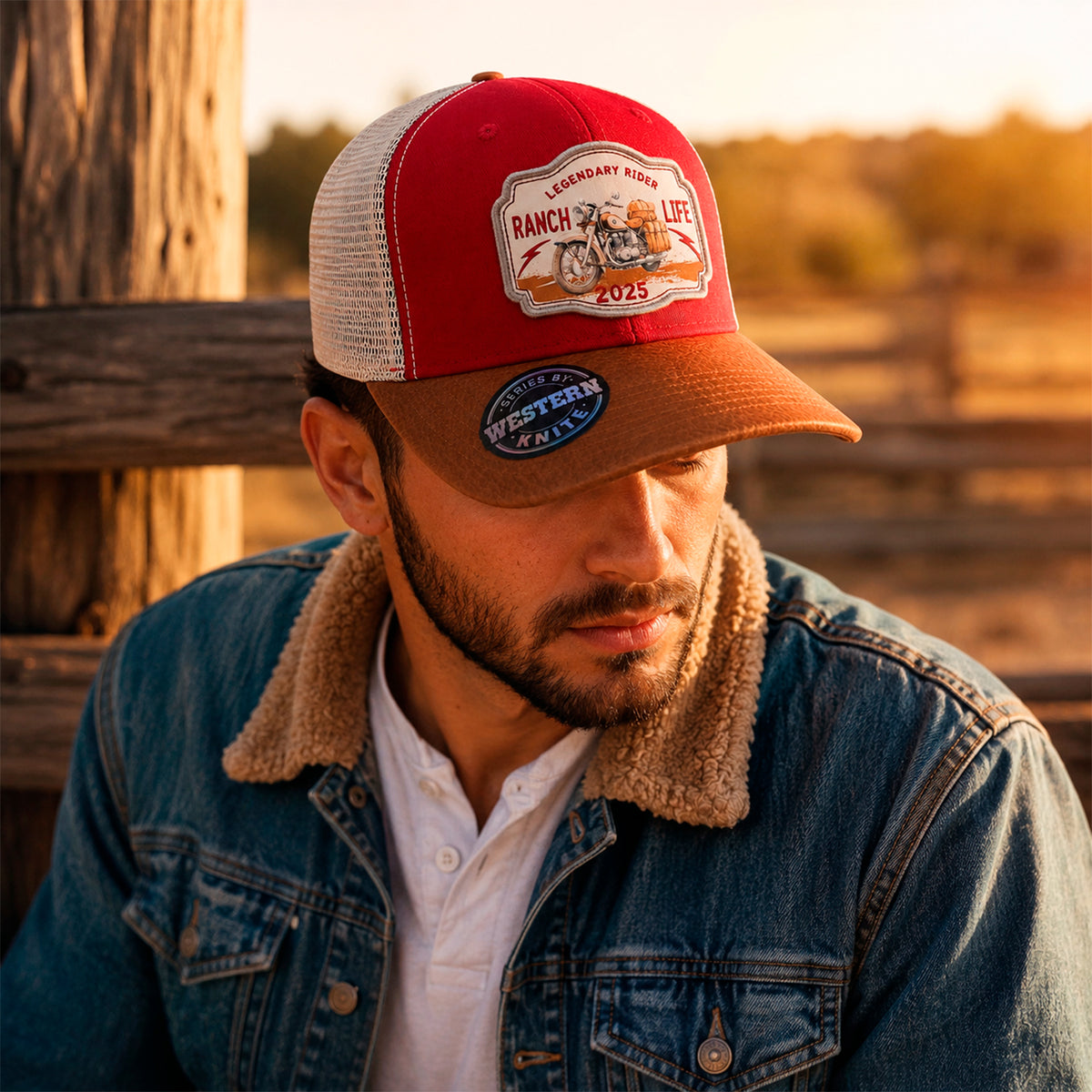 Gorra Rider Ranch Gris Knite para Hombre Trucker Malla