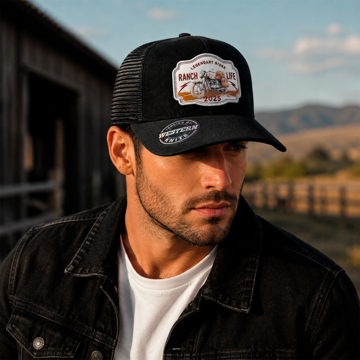 Gorra Rider Ranch Gris Knite para Hombre Trucker Malla
