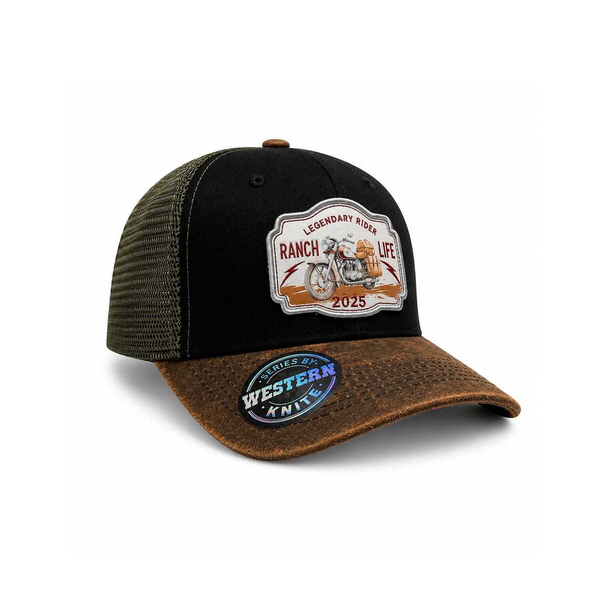 Gorra Rider Ranch Gris Knite para Hombre Trucker Malla