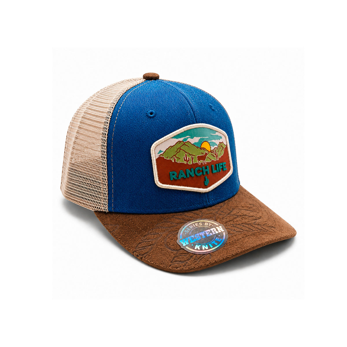 Gorra Sunset Bull Hombre Malla Transpirable Cachucha Knite
