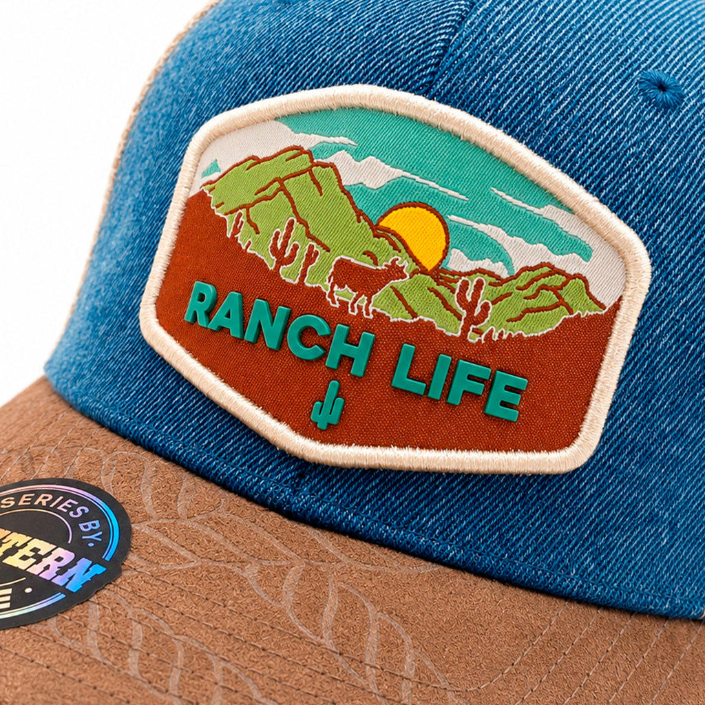 Gorra Sunset Bull Hombre Malla Transpirable Cachucha Knite