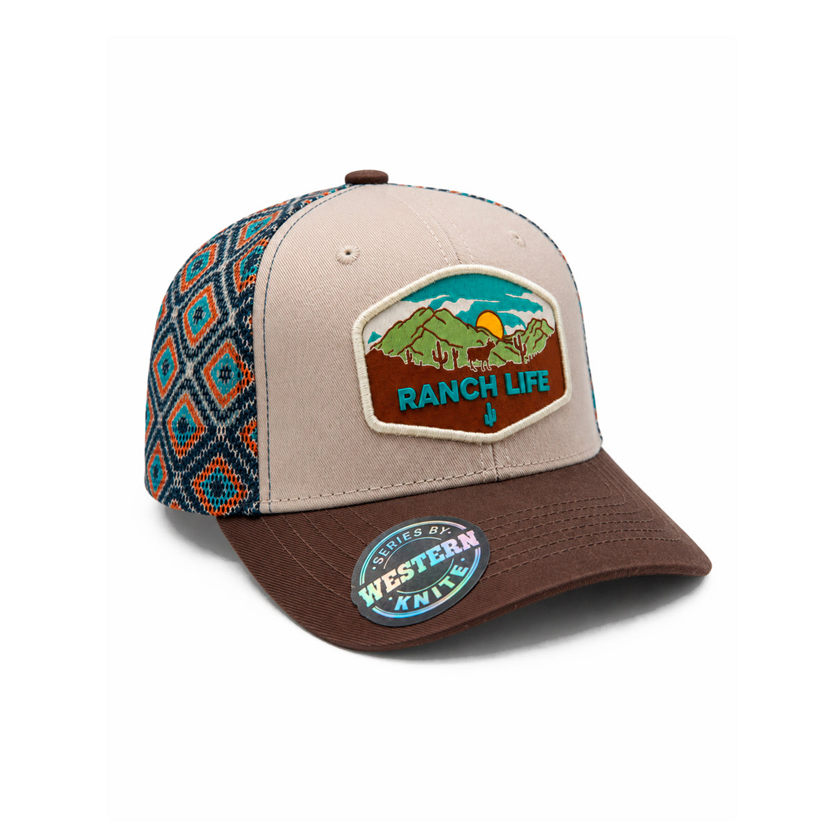 Gorra Sunset Bull Hombre Malla Transpirable Cachucha Knite