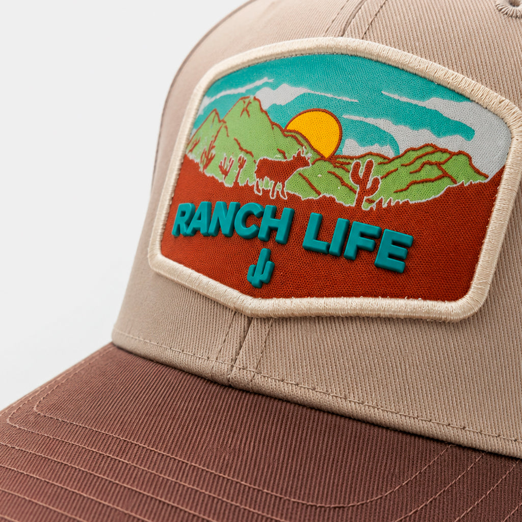 Gorra Sunset Bull Hombre Malla Transpirable Cachucha Knite