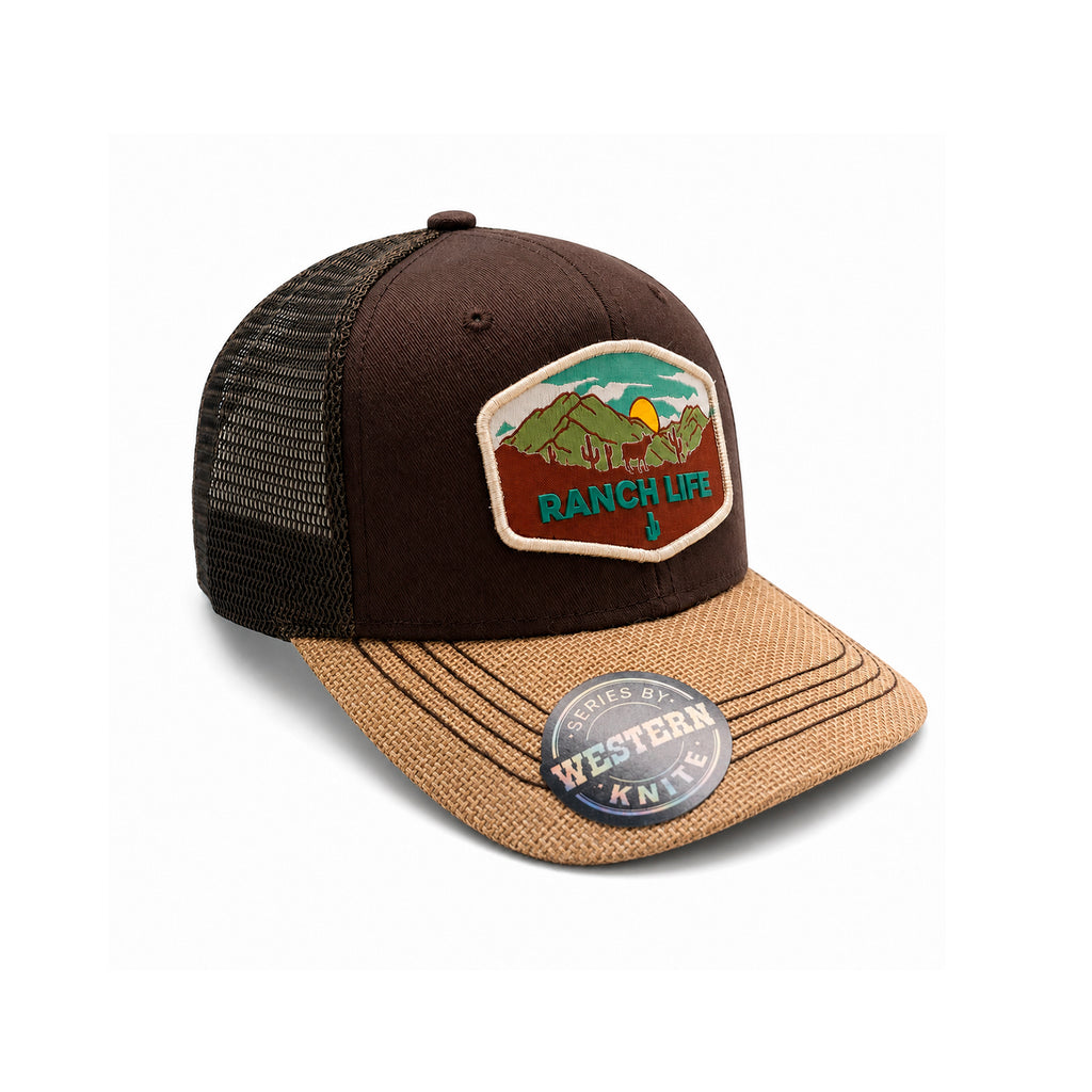 Gorra Sunset Bull Hombre Malla Transpirable Cachucha Knite