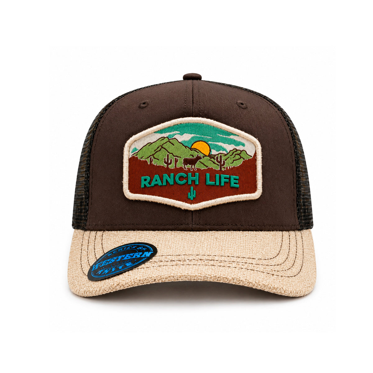Gorra Sunset Bull Hombre Malla Transpirable Cachucha Knite
