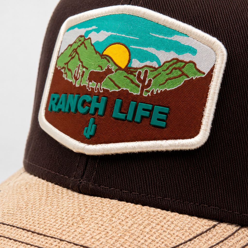Gorra Sunset Bull Hombre Malla Transpirable Cachucha Knite