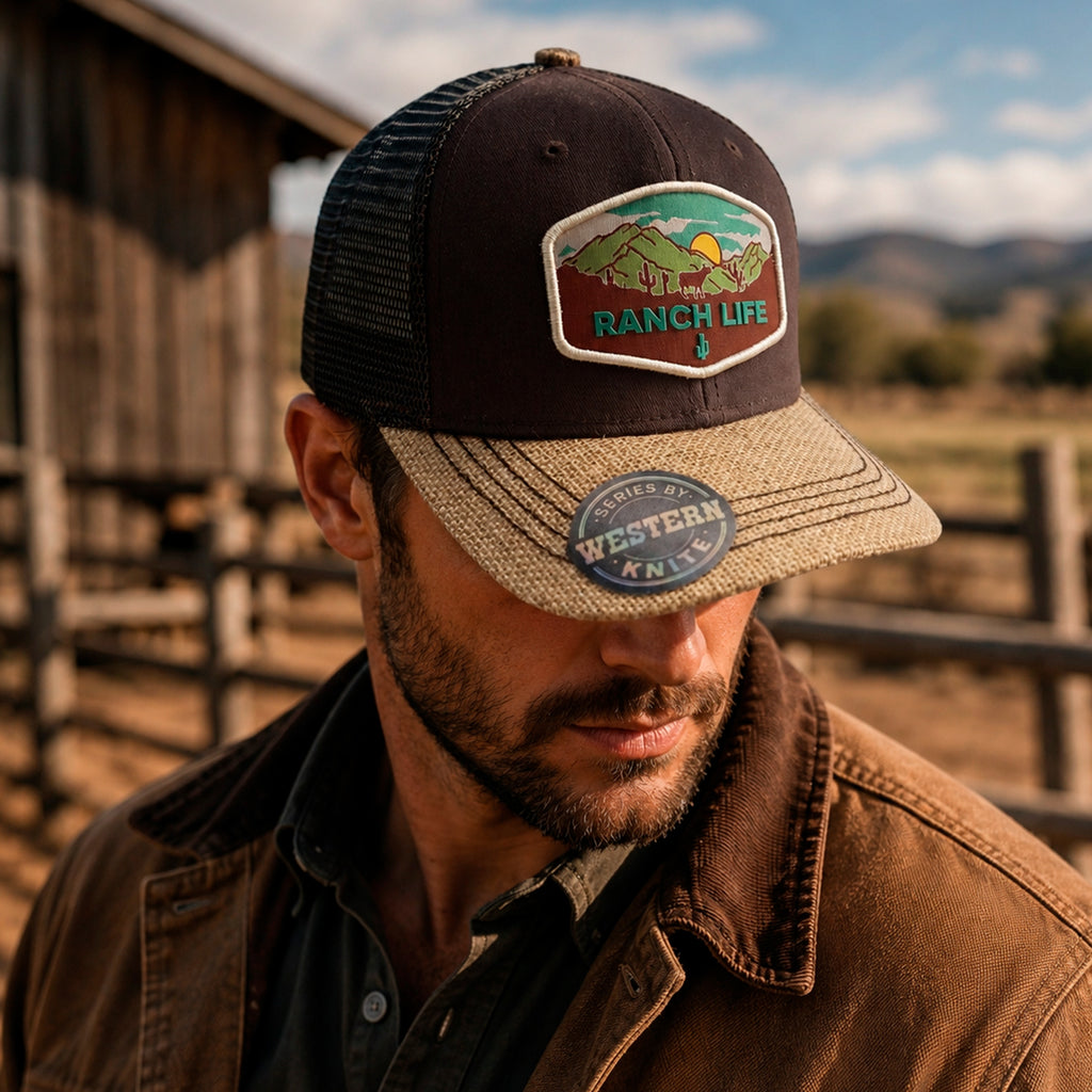 Gorra Sunset Bull Hombre Malla Transpirable Cachucha Knite