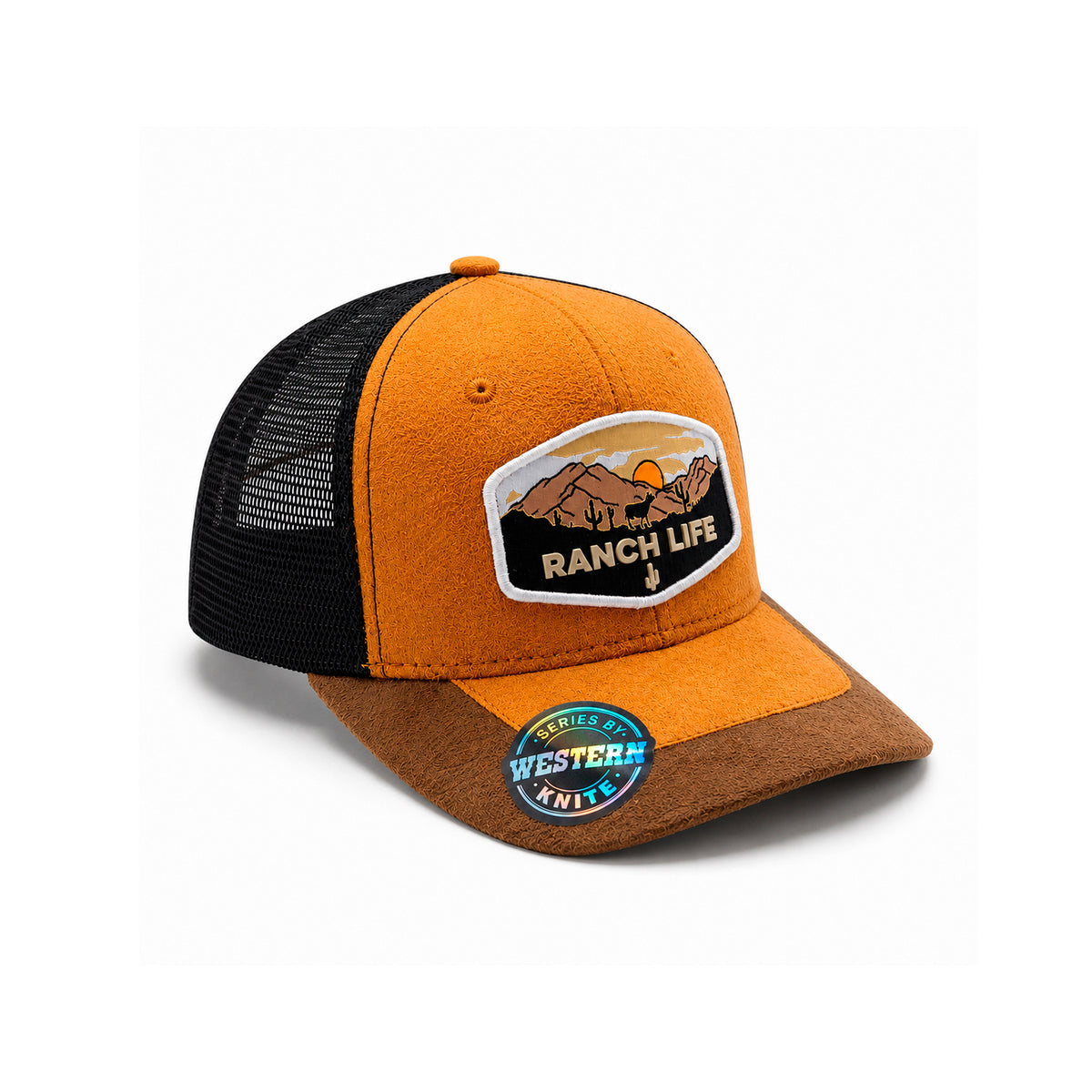 Gorra Sunset Bull Hombre Malla Transpirable Cachucha Knite