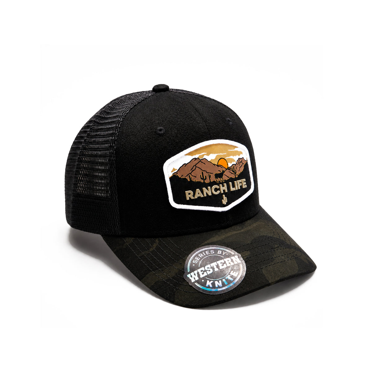 Gorra Sunset Bull Hombre Malla Transpirable Cachucha Knite