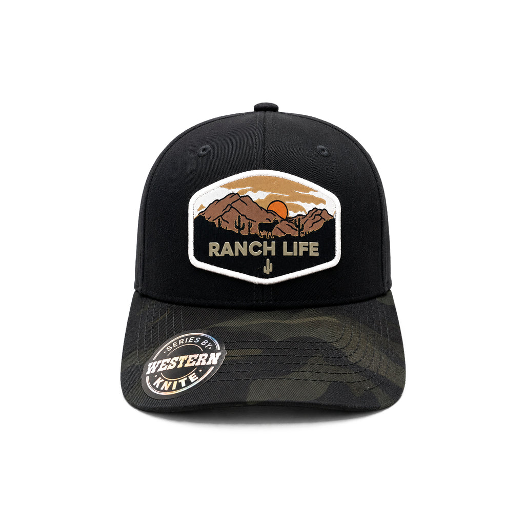 Gorra Sunset Bull Hombre Malla Transpirable Cachucha Knite