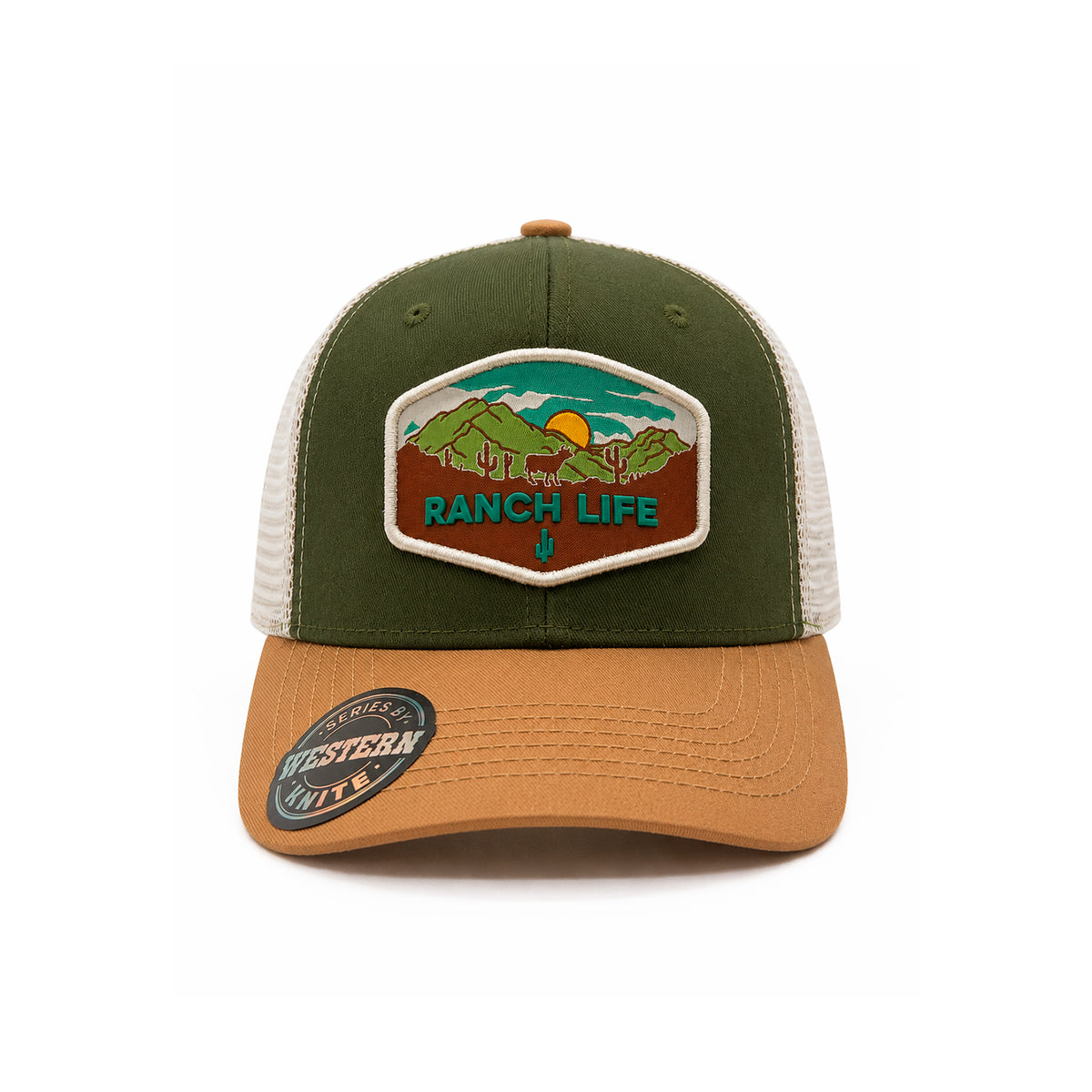 Gorra Sunset Bull Hombre Malla Transpirable Cachucha Knite