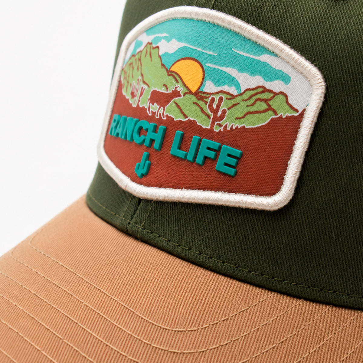 Gorra Sunset Bull Hombre Malla Transpirable Cachucha Knite