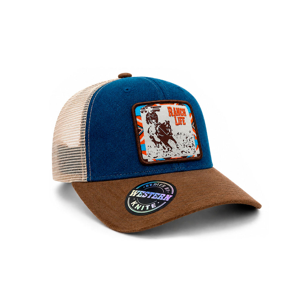 Gorra Knite Wild Rodeo Marron Hombre Malla Transpirable