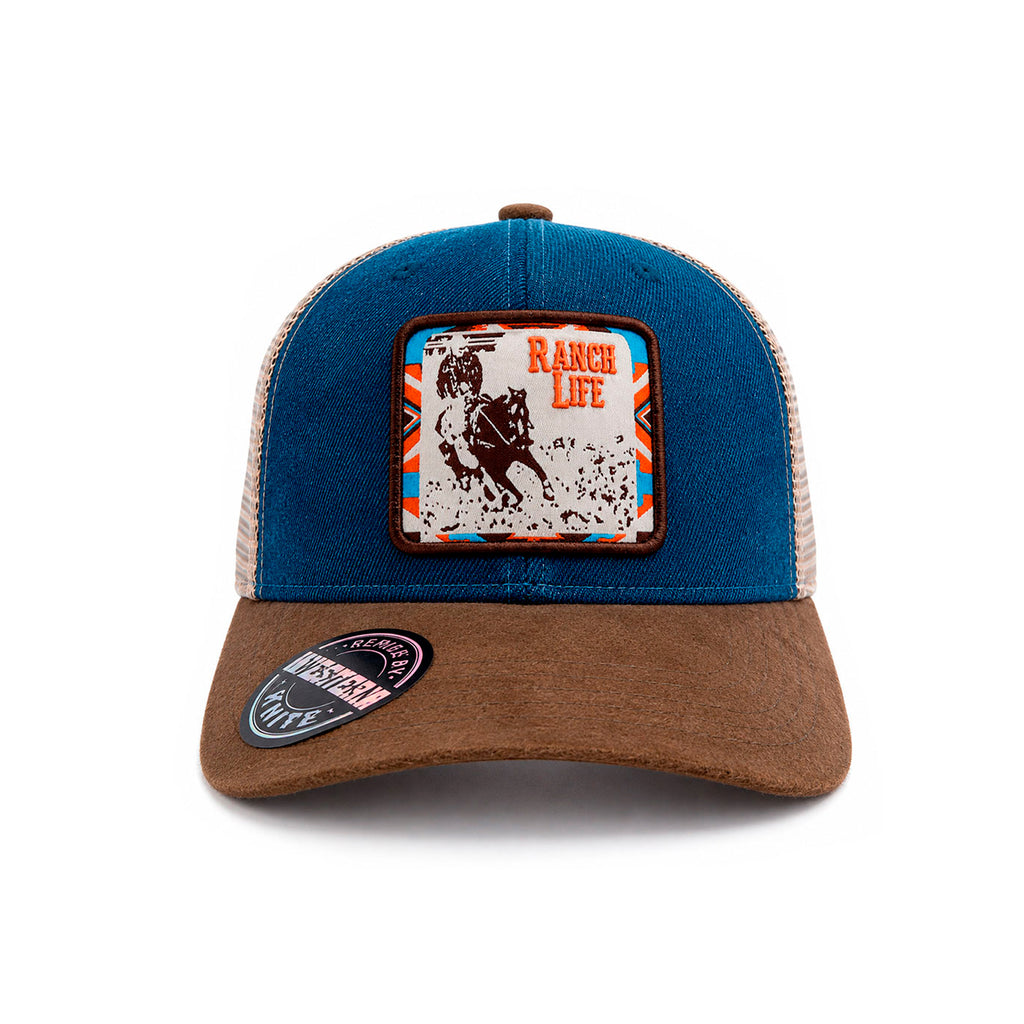 Gorra Knite Wild Rodeo Marron Hombre Malla Transpirable