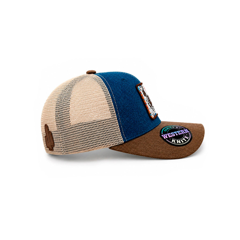 Gorra Knite Wild Rodeo Marron Hombre Malla Transpirable