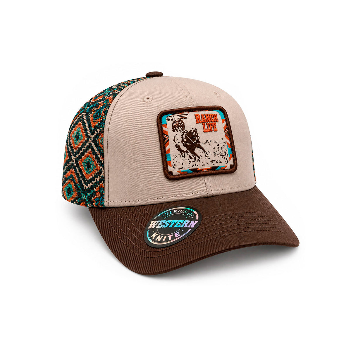 Gorra Knite Wild Rodeo Marron Hombre Malla Transpirable