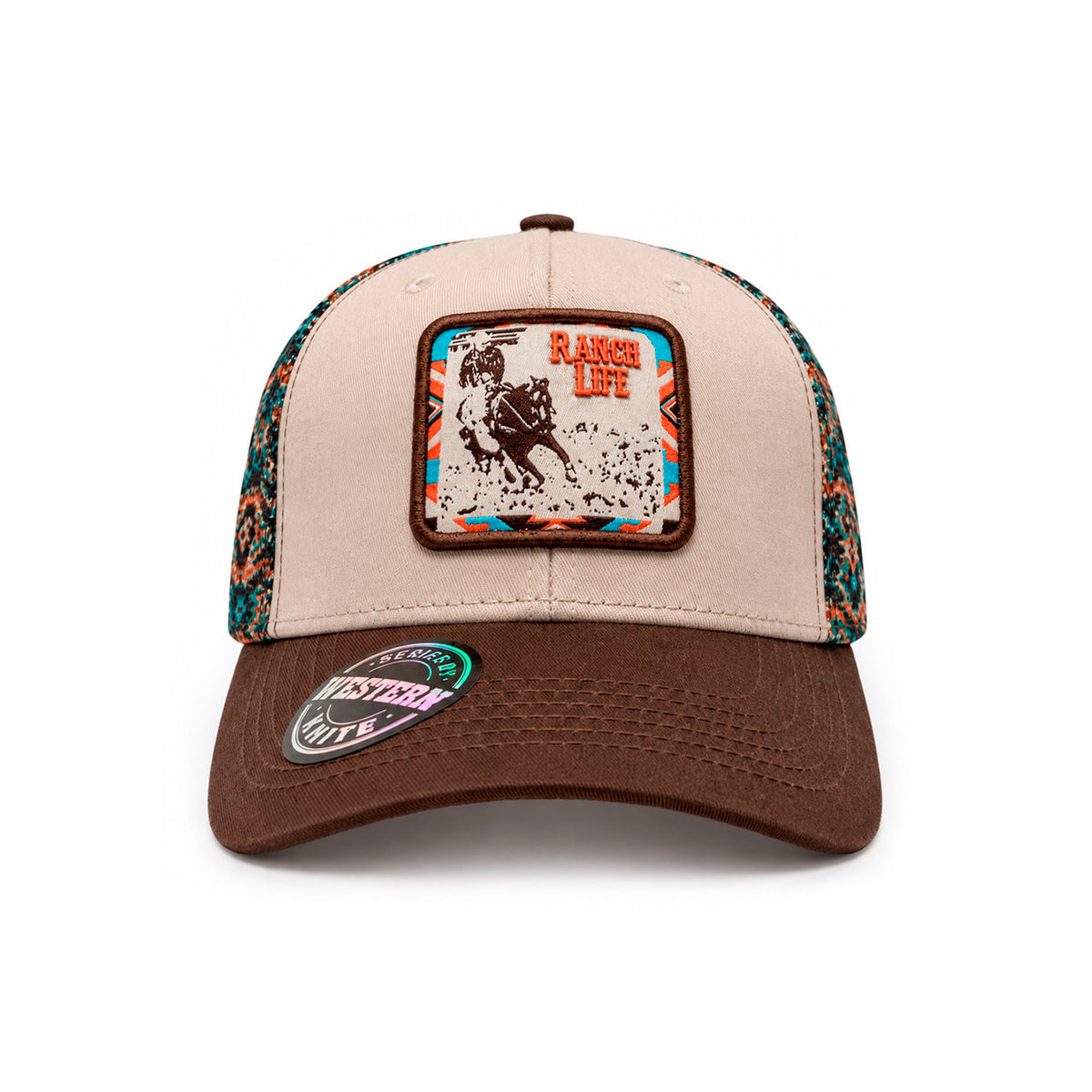 Gorra Knite Wild Rodeo Marron Hombre Malla Transpirable