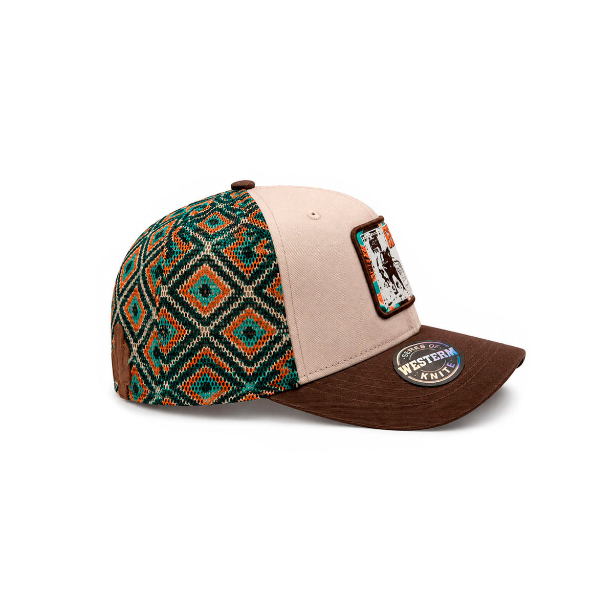 Gorra Knite Wild Rodeo Marron Hombre Malla Transpirable