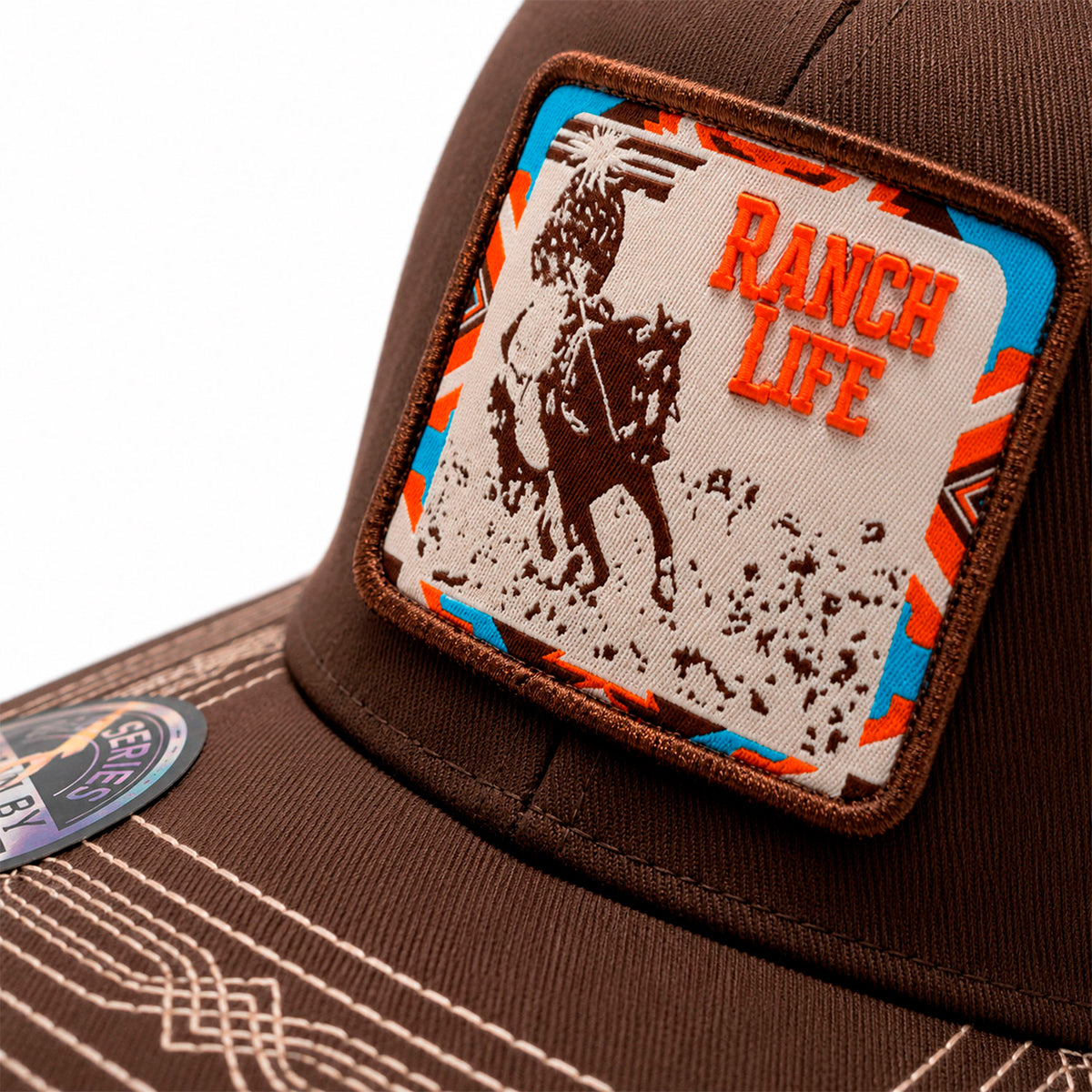 Gorra Knite Wild Rodeo Marron Hombre Malla Transpirable