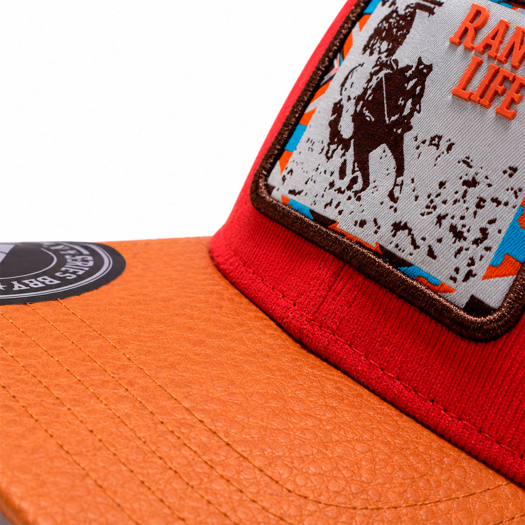 Gorra Knite Wild Rodeo Marron Hombre Malla Transpirable