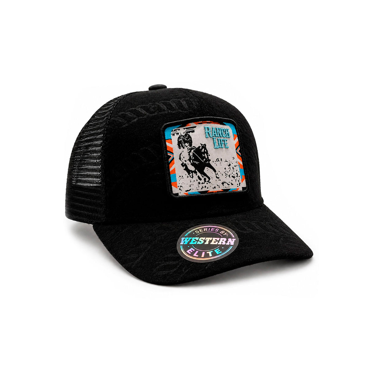 Gorra Knite Wild Rodeo Negro Hombre Malla Transpirable