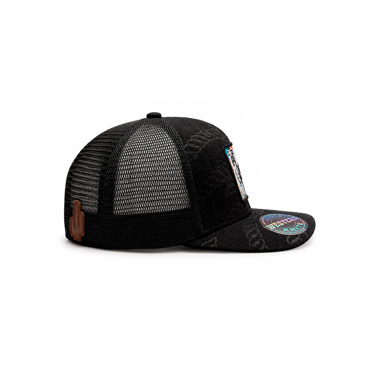 Gorra Knite Wild Rodeo Negro Hombre Malla Transpirable