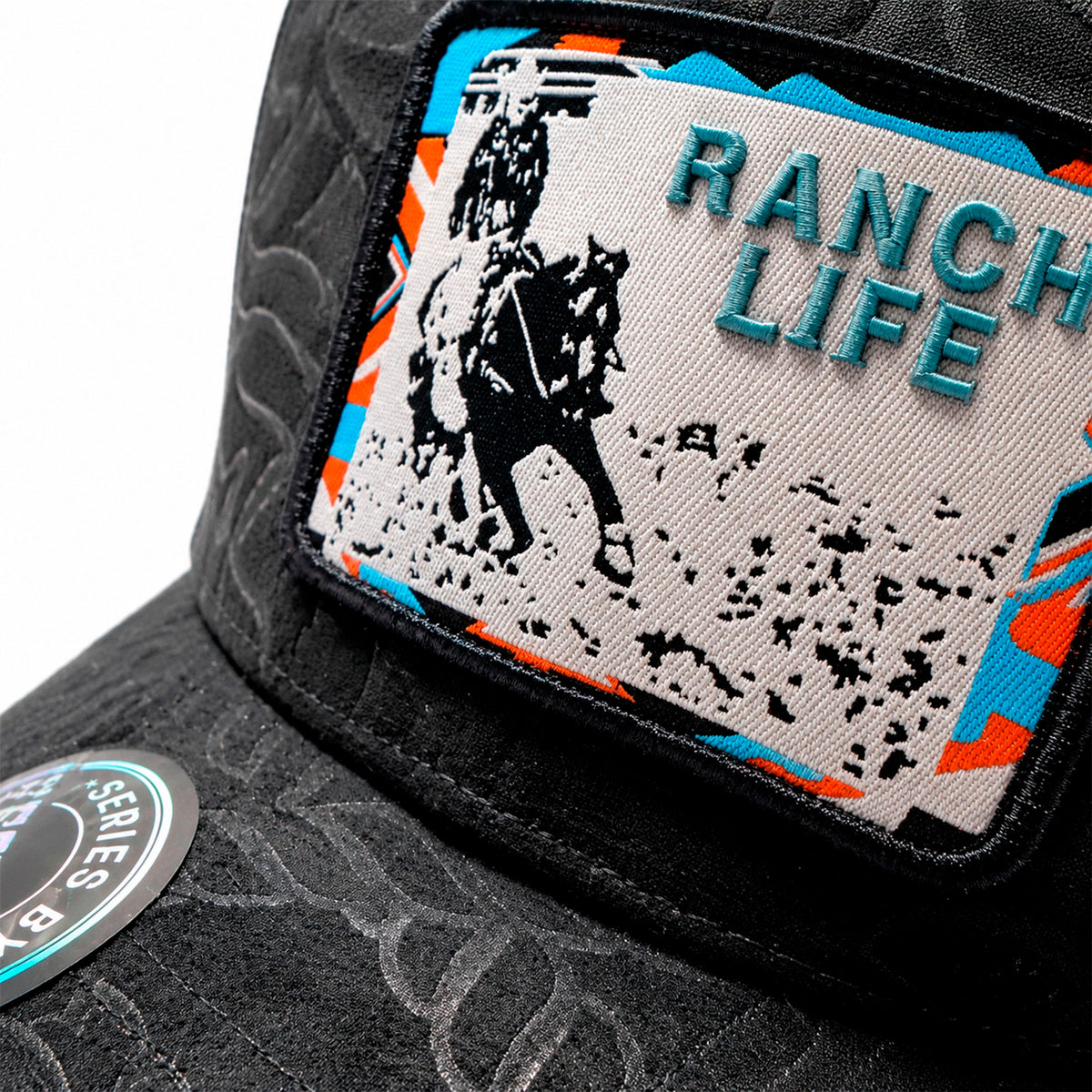 Gorra Knite Wild Rodeo Negro Hombre Malla Transpirable
