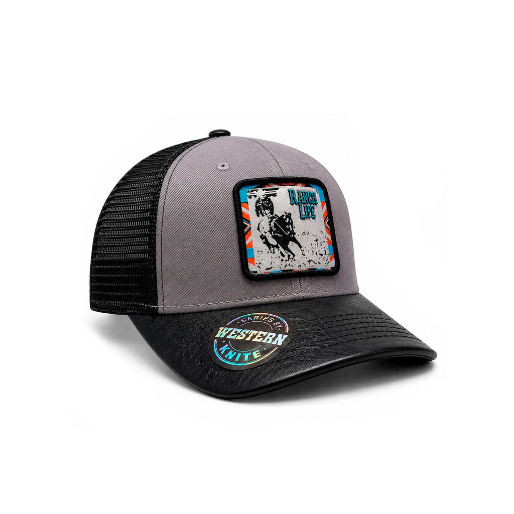 Gorra Knite Wild Rodeo Negro Hombre Malla Transpirable