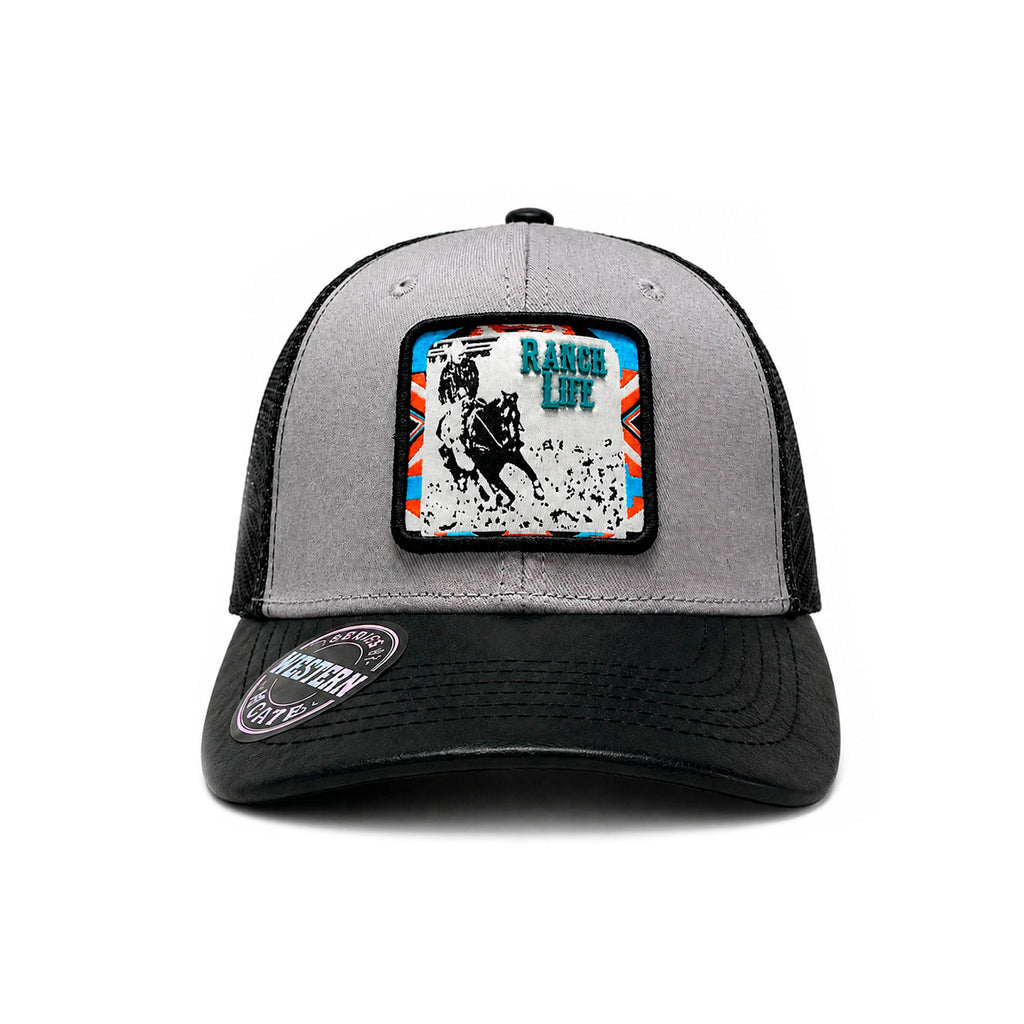 Gorra Knite Wild Rodeo Negro Hombre Malla Transpirable