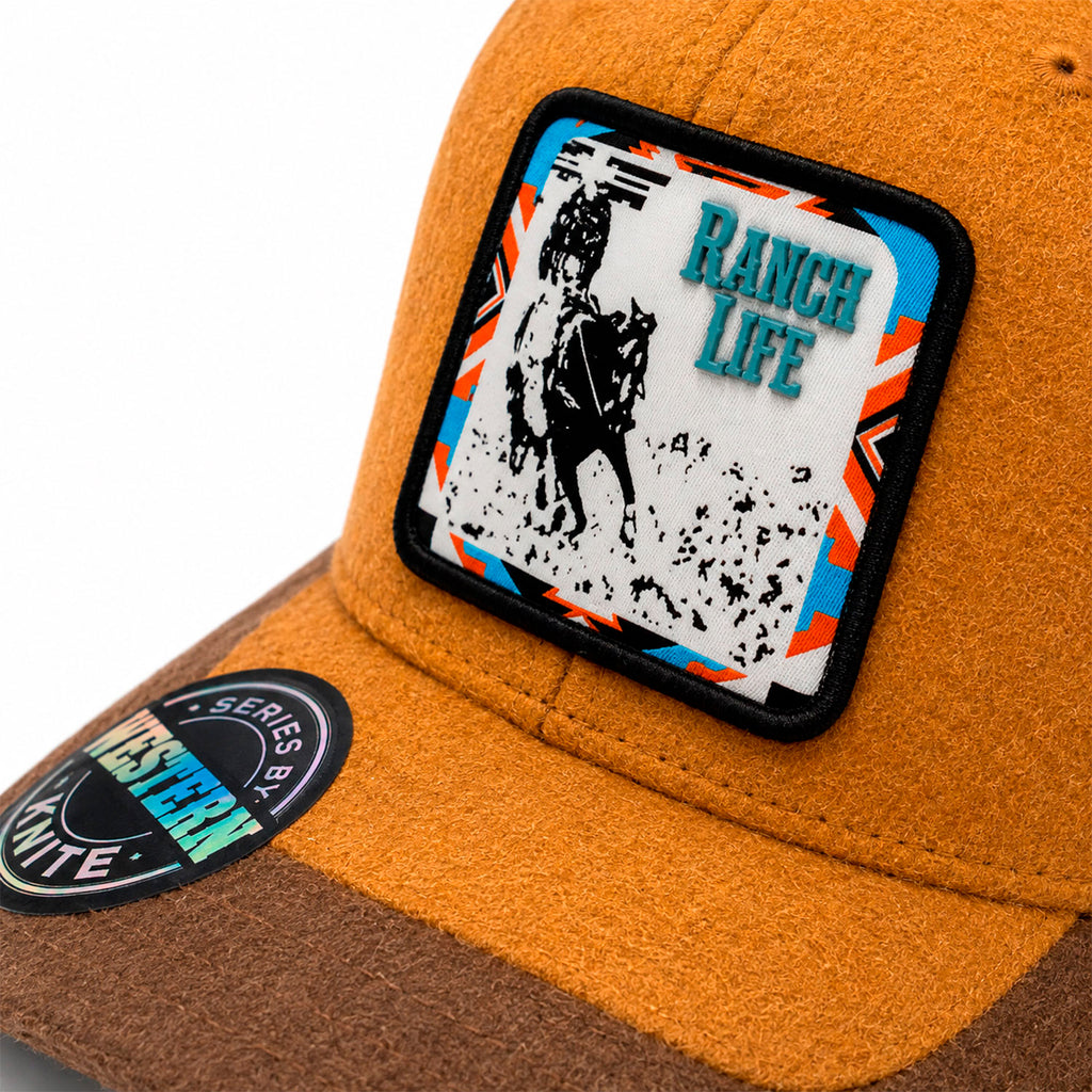 Gorra Knite Wild Rodeo Negro Hombre Malla Transpirable