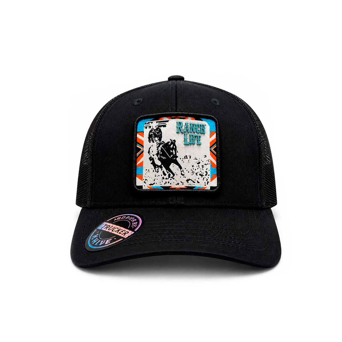 Gorra Knite Wild Rodeo Negro Hombre Malla Transpirable