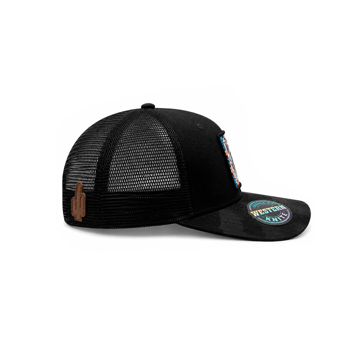 Gorra Knite Wild Rodeo Negro Hombre Malla Transpirable
