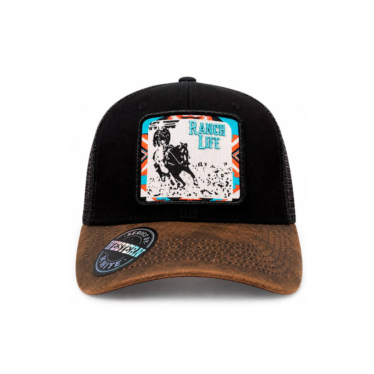 Gorra Knite Wild Rodeo Negro Hombre Malla Transpirable