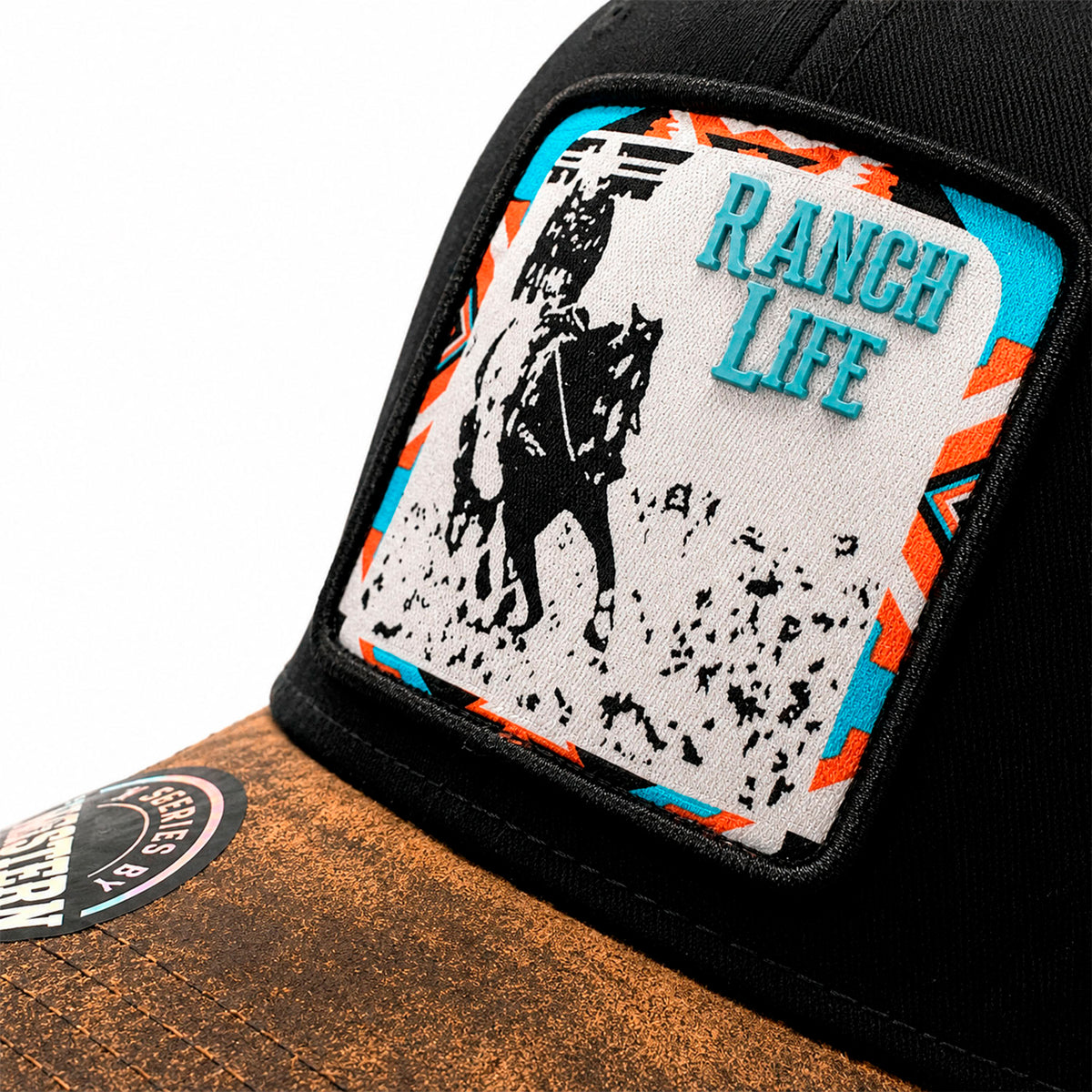 Gorra Knite Wild Rodeo Negro Hombre Malla Transpirable