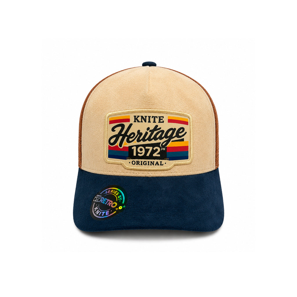 Gorra Knite Retro Heritage Legacy Vintage Trucker Gamuza