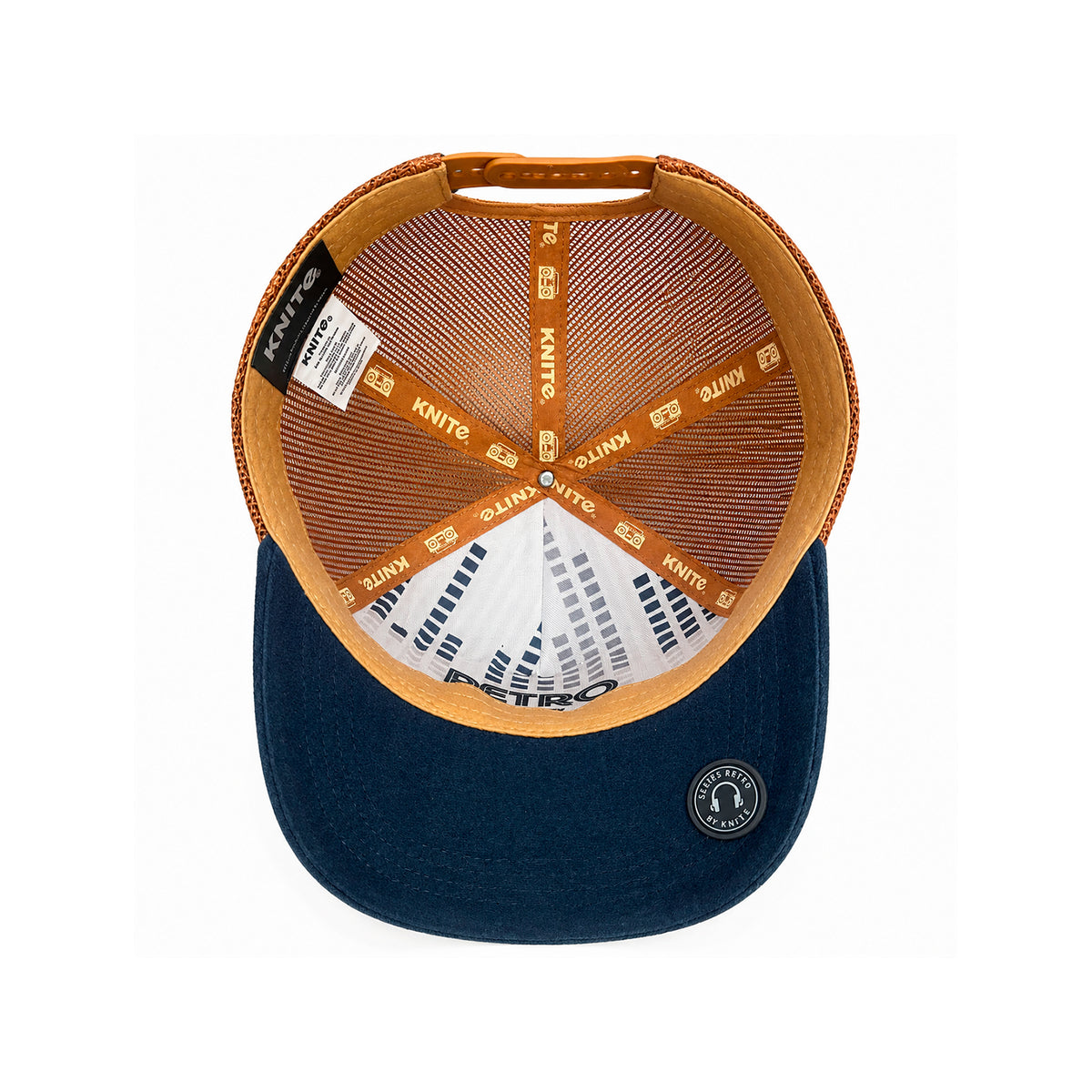 Gorra Knite Retro Heritage Legacy Vintage Trucker Gamuza