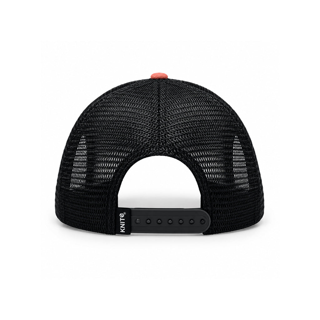 Gorra Knite Retro Sound Trucker Hombre Negra Roja Básica
